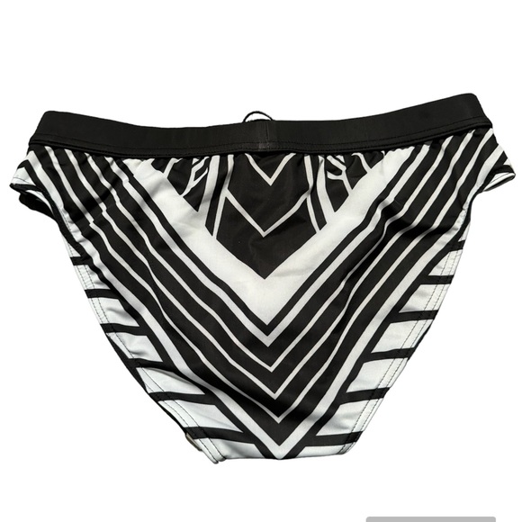 BALMAIN***Men’s Black & White Swim Briefs***Med***$280 DAMAGED - Picture 2 of 3